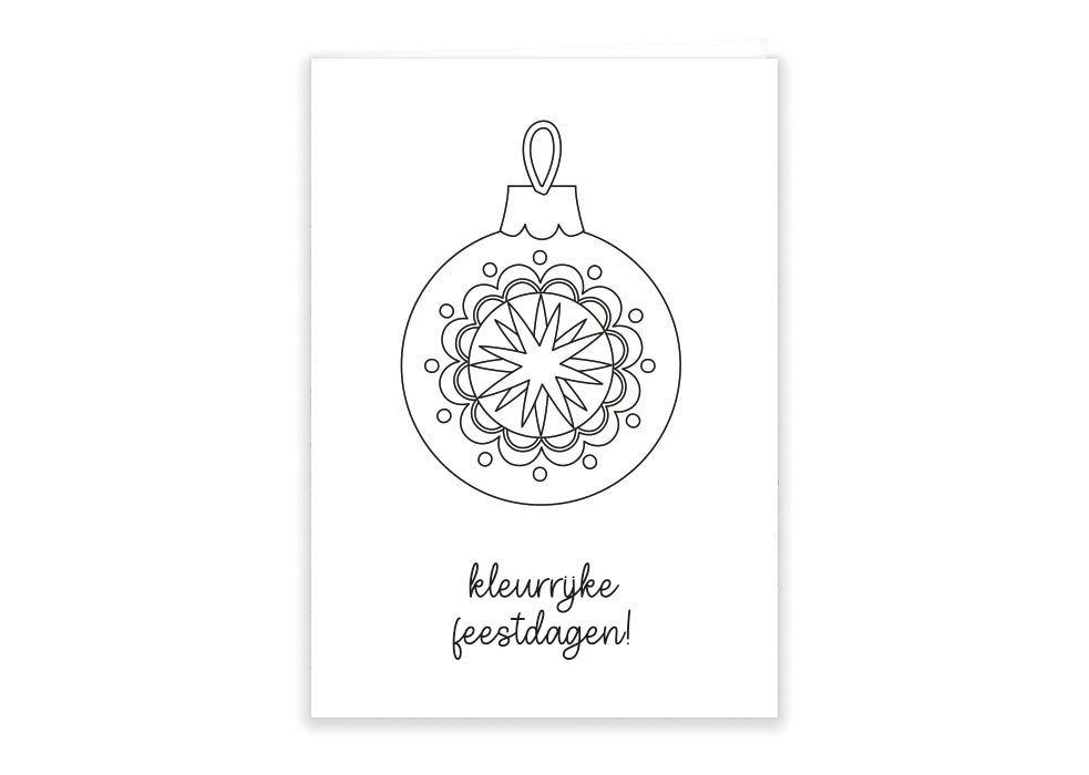 Wenskaarten 10x "Kerst"